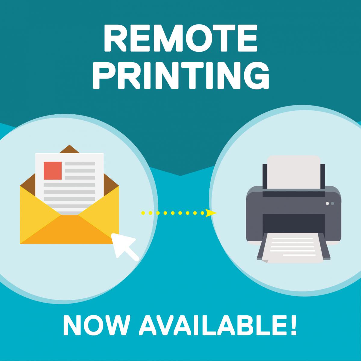 Remote printing now available