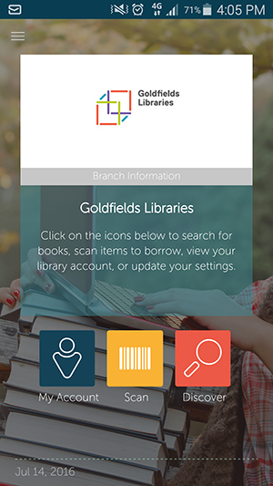 Spydus Library Catalogue App screen capture