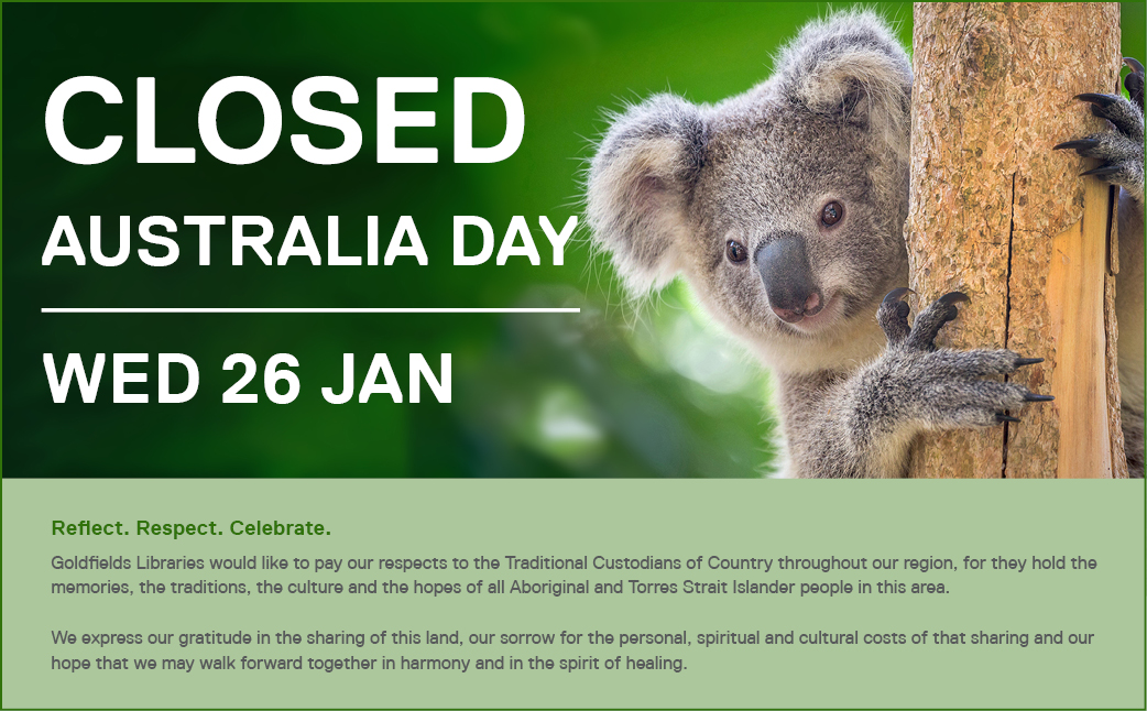 Closed for Australia Day - Wednesday 26 January 2022