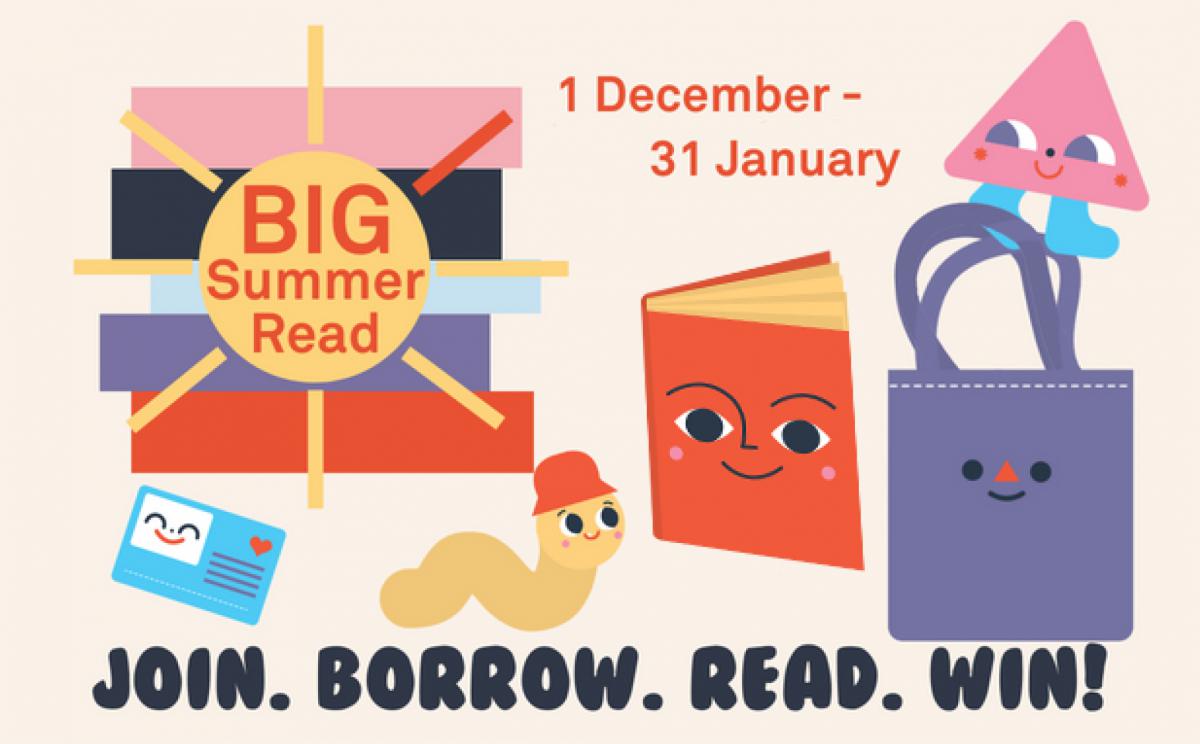 BIG Summer Read - a statewide reading challenge for children. 1 December 2021- 31 January 2022